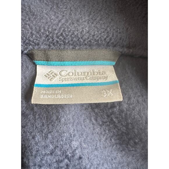 Columbia Men’s Blue Fleece Jacket Sz. 3X - Picture 6 of 7